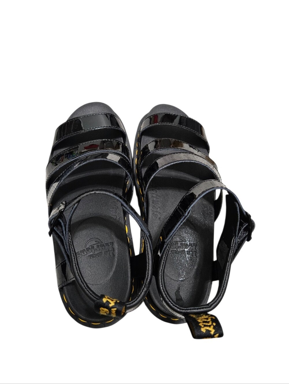 Dr Martens Blaire Patent Leather Sandals Womens - Picture 3 of 10